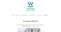 Desktop Screenshot of anwalt-wagner.de